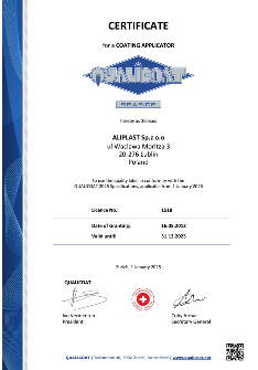 Certificate Qualicoat Seaside EN