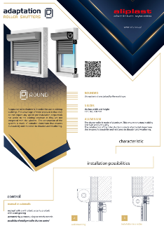  Adaptation roller shutter R
