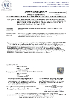Hygienický atest - systémy 2027