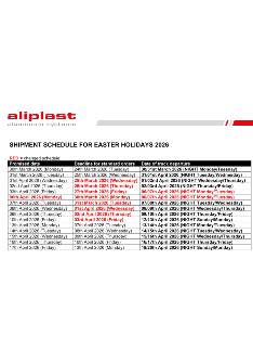 Změna termínů expedice – Velikonoce 2026