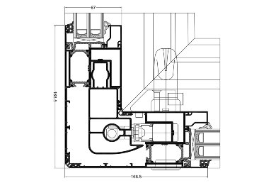 UG - ROHOVÉ SPOJENÍ KŘÍDEL 90° (UG 8201N + UG821N)