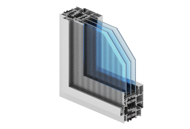 Genesis 75 okno + rámová moskytiéra Insect Screen