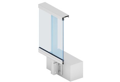 zábradlí RAILING se skleněnou výplní